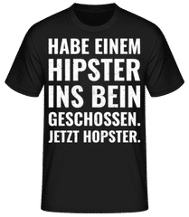 Hipster jetzt Hopster · Männer T-Shirt B&C