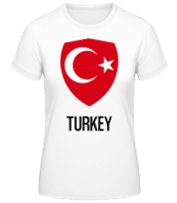 Turkey - Women's Basic T-Shirt - White - Front