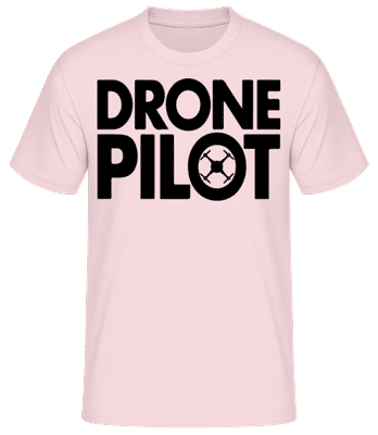 drone Pilot - Pánské tričko B&C - Růžová - Napřed