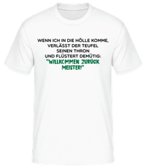 Willkommen Zurück Meister · Männer Basic T-Shirt
