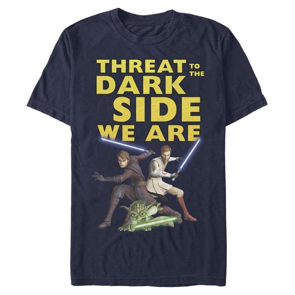 Star Wars - The Clone Wars - Skupina Threat We Are - Homme T-shirt - Bleu marine - Devant