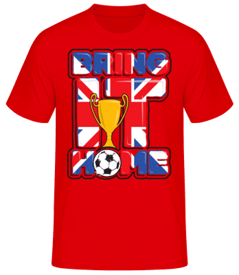 Football Britannique Bring It Home - T-shirt standard Homme - Rouge - Devant