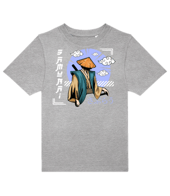 Samurai - Kids B&C T-Shirt - Heather grey - Front