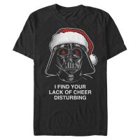 Star Wars - Darth Vader Lack of Cheer - Christmas - Men's T-Shirt - Black - Front