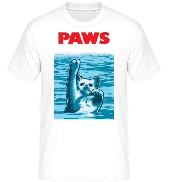 Aperçu: Paws -  T-Shirt Shirtinator homme - Blanc - Devant