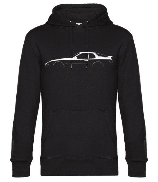 Aperçu: 'Porsche 968 Clubsport' Silhouette - Sweat à capuche premium Unisexe - Noir - Devant
