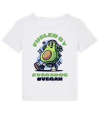 Fueled By Avocados - Frauen Bio T-Shirt Stanley Stella 2.0 - Weiß - Vorne