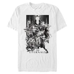 Marvel - Eternals - Group Shot Paint Splattered - Men's T-Shirt