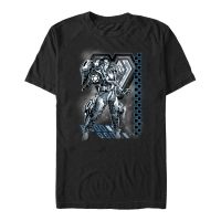 Marvel - Čierny Panter Navždy Wakanda - Iron Heart Hero Shot - Pánske Tričko - Čierna - Predné