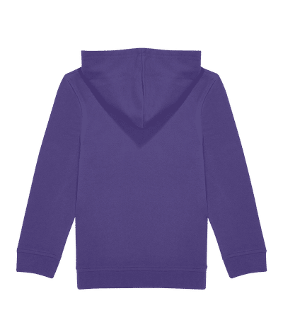 Sweat à capuche standard pour enfant - Pourpre - Derrière