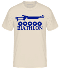 Icône de biathlon bleu 1 · T-shirt standard Homme