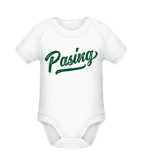 Pasing Swoosh · Baby Bio Strampler