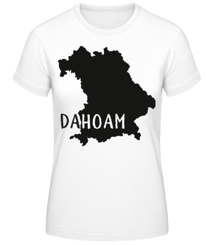 Vorschau: Dahoam - Frauen Basic T-Shirt - Weiß - Vorne