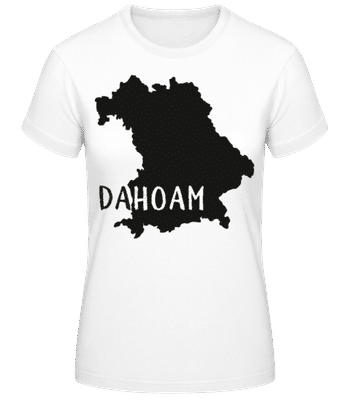 Dahoam - Frauen Basic T-Shirt - Weiß - Vorne