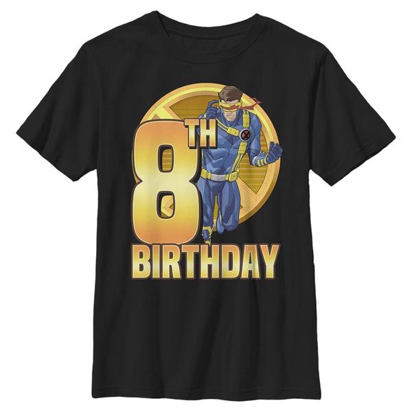 Aperçu: Marvel - X-Men - Cyclope Eighth Leader - Birthday - Enfant T-shirt - Noir - Devant