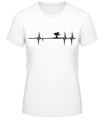 Battement de coeur de ski · T-shirt femme B&C