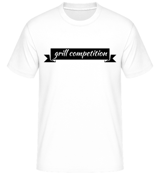 Aperçu: Grill Competition Sign -  T-Shirt Shirtinator homme - Blanc - Devant