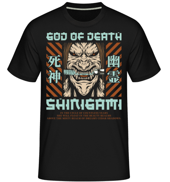 Aperçu: Shinigami God Of Death -  T-Shirt Shirtinator homme - Noir - Devant