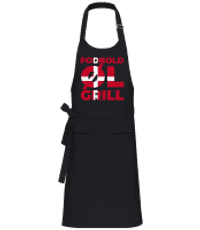 Fodbold Øl Grill - Standard Apron - Black - Front
