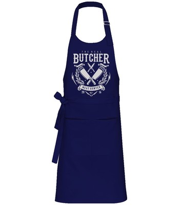 The Real Butcher - Professional Apron - Navy - Front