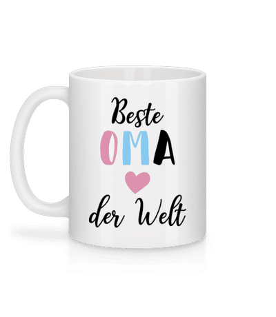 Beste Oma Der Welt - Tasse - Weiß - Hinten