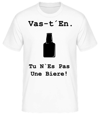 Vas-t'En! - T-shirt standard Homme - Blanc - Devant
