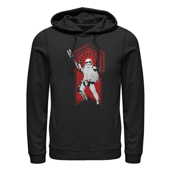 Aperçu: Star Wars - Le Réveil de la Force - Stormtrooper Nines Order Flag - Unisex Sweat à capuche - Noir - Devant