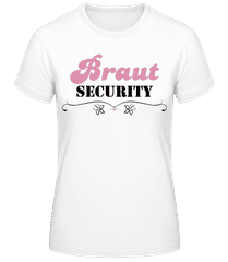 JGA Braut Security Blumen Pink · Frauen Basic T-Shirt