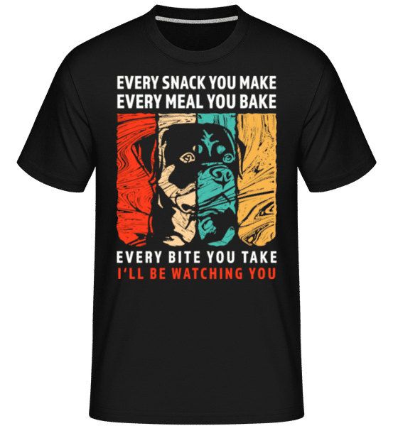 Aperçu: I'll Be Watching You -  T-Shirt Shirtinator homme - Noir - Devant