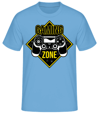 Gaming Zone - Pánské basic tričko - Světle modrá - Napřed