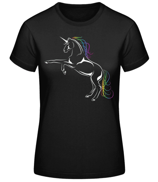 Aperçu: Licorne 2 - T-shirt standard Femme - Noir - Devant