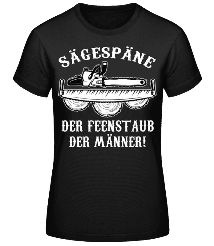 Vorschau: Sägespäne - Frauen Basic T-Shirt - Schwarz - Vorne