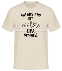 Mit Abstand Der Coolste Opa · Männer Basic T-Shirt