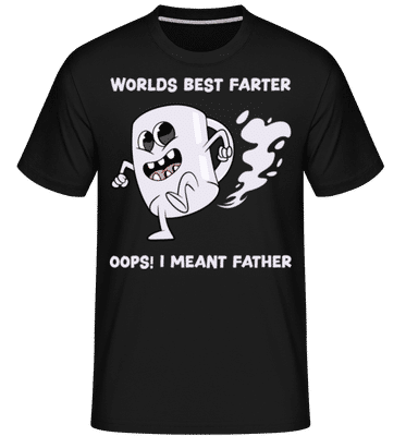 Worlds Best Farter -  T-Shirt Shirtinator homme - Noir - Devant