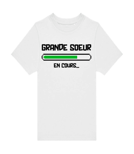 Aperçu: Grande Soeurs En Cours - T-shirt homme B&C - Blanc - Devant