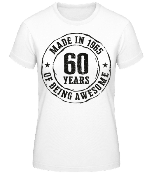 Made In 1965 - T-shirt standard Femme - Blanc - Devant