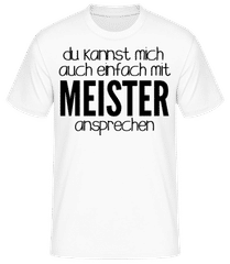 Sprich Mich Mit Meister An · Männer Basic T-Shirt
