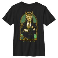 Marvel - Loki - Loki Liar - Kids T-Shirt - Black - Front