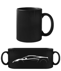 'Lamborghini Gallardo LP560' Silhouette · Schwarze Tasse