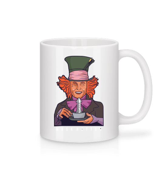 Vorschau: Mad Hatter Elon Musk - Tasse - Weiß - Vorne