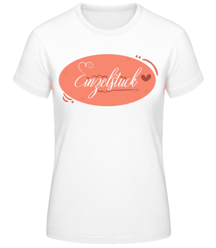 Vorschau: Einzelstück - Frauen Basic T-Shirt - Weiß - Vorne