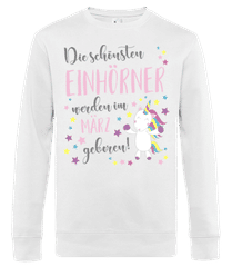 Einhorn Geboren In März · Männer Standard Pullover