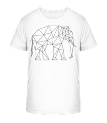 Éléphant polygonal abstrait · T-shirt bio Enfant Stanley Stella 2.0