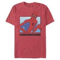 Marvel - Spider-Man - Spider-Man #yourewelcome - Men's T-Shirt - Heather red - Front