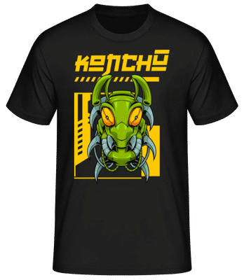 Mecha Konchū - Men's Basic T-Shirt - Black - Front
