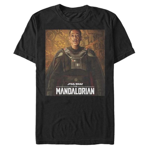 Aperçu: Star Wars - The Mandalorian - Moff Gideon Gideon Poster - Homme T-shirt - Noir - Devant