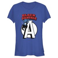 Marvel - Avengers - Logo BlackPanther Avengers - Frauen T-Shirt - Royalblau - Vorne