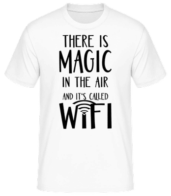 Magic In The Air - Men's Basic T-Shirt - White - Front
