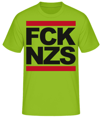 FCK NZS - Männer T-Shirt B&C - Lime - Vorne