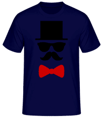 Groom Red Bow Tie · Men's Basic T-Shirt